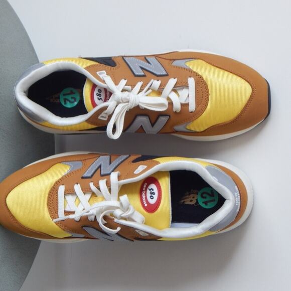 New Balance 580 Real Mad Brown Low Top Sneakers Shoes MT580AB2 Men Size 12 NEW main image 11